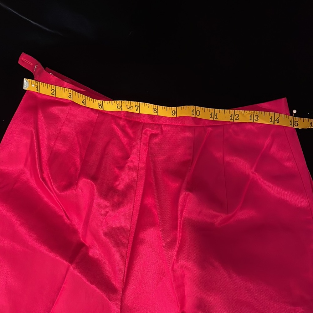 Talbots Silk Pants Raspberry Red Size 6 - Picture 5 of 10